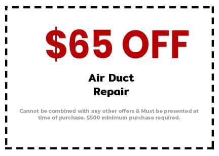 Discounts on Air Duct Repair